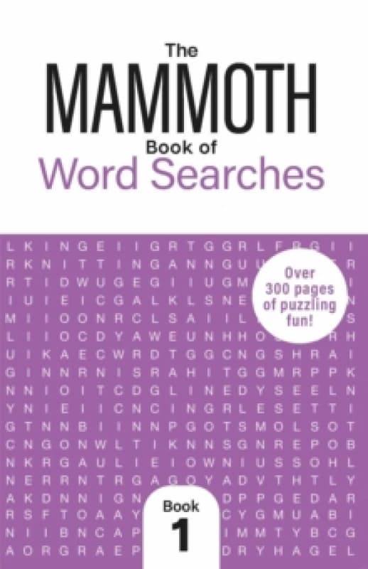The Mammoth Book of Word Searches 1 : Over 250 Pages of Puzzling Fun Paperback / softback