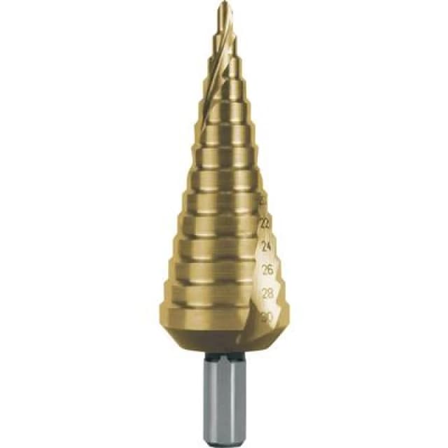 RUKO RUKO 101052T Step drill bit 4 - 30 mm HSS Total length 100 mm TiN 101052T