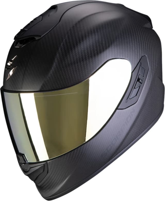 Scorpion EXO-1400 EVO II Carbon Air Solid Matt Black Full Face Helmet Size XS