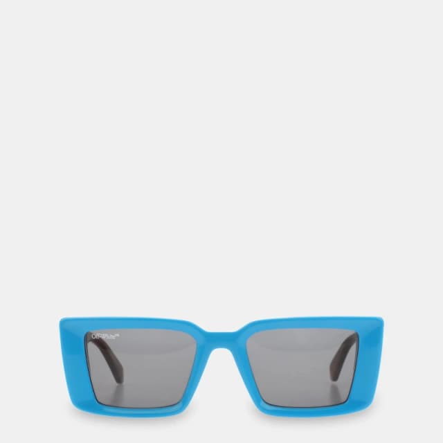 Off White Savannah Sun Square Sunglasses Blue Dark Grey unisex One Size