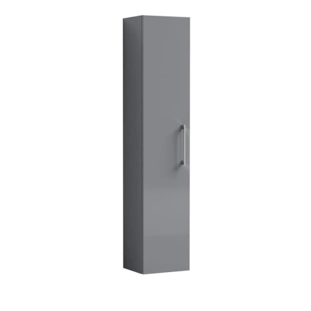 Balterley 300 mm Tall Wall Hung Unit, Satin Grey Finish Grey Unisex