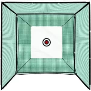 Golf Practice Cage 10ft 3m Driving Range High Impact 25mm Mesh - Green