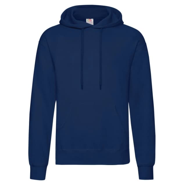 Fruit of the Loom Mens Classic Hooded Sweatshirt in Navy Size: Small Navy Male S