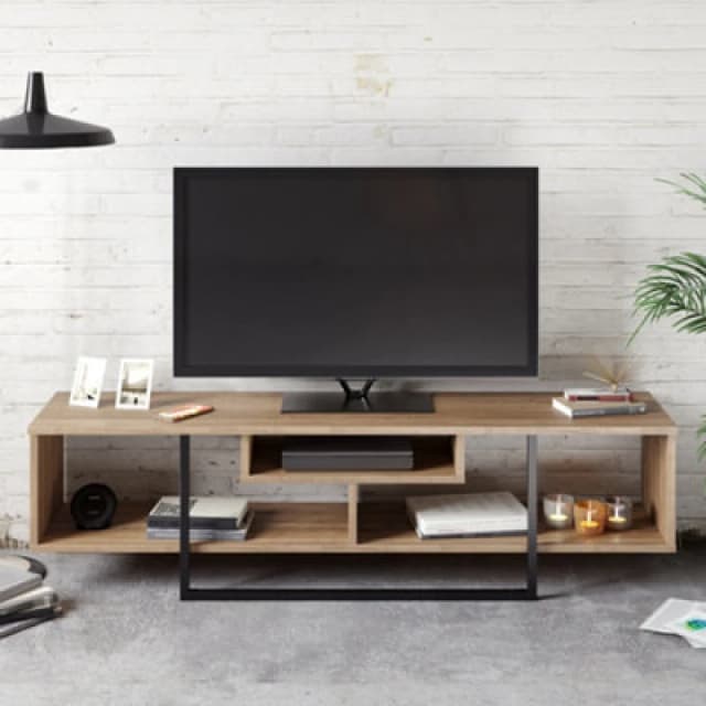 Decorotika Astona TV Stand TV Unit for TVs up to 65" Walnut
