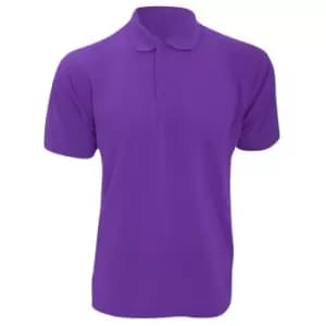 Kustom Kit Mens Klassic Superwash Short Sleeve Polo Shirt (3XL) (Purple)