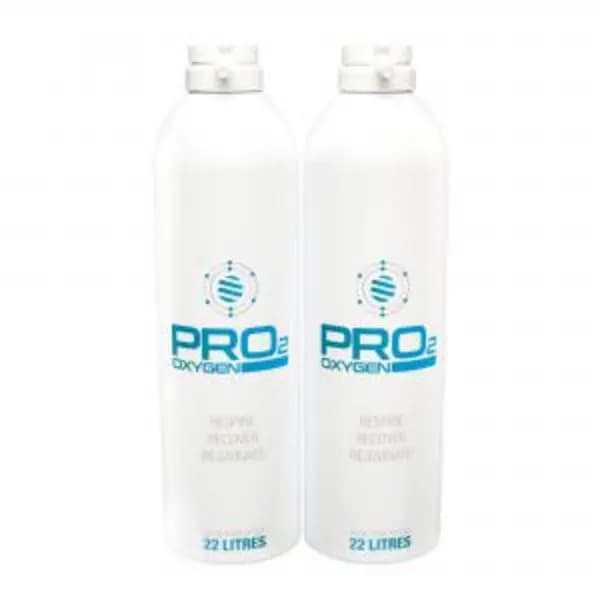 Pro2 Oxygen Refills X2 White 22L BESWCM2004