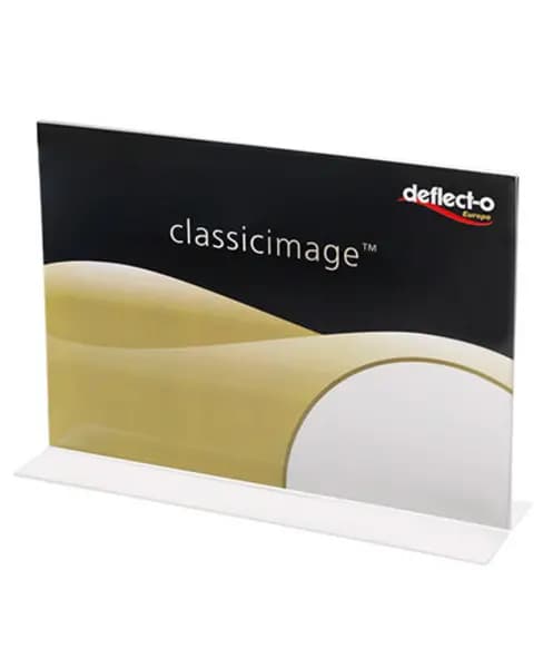 Deflecto 47905 sign holder/information stand Polystyrene (PS) Transparent 47905
