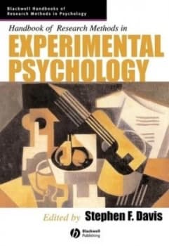 Handbook of Research Methods in Experimental Psychology by Stephen F. Davis Paperback