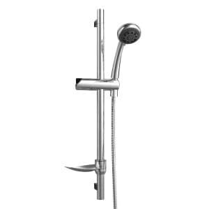 Wickes Three Spray Shower Head and Riser Rail Kit - Chrome