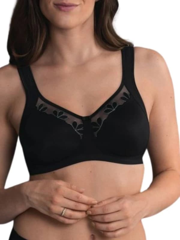 Anita Womens Sophia Moulded Comfort Bra in Black Size: 40F Black Female 40F