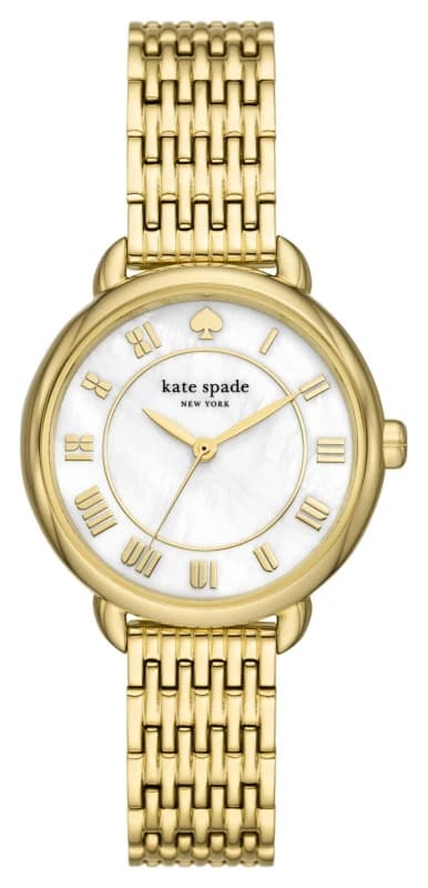 Kate Spade KSW1823 Womens Lily Avenue (34mm) White Mother- Watch