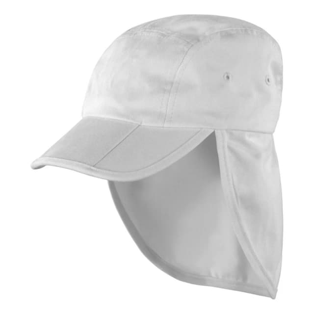 Result Result Men Fold Up Legionnaire Hat in White White One Size Male 5063470496143