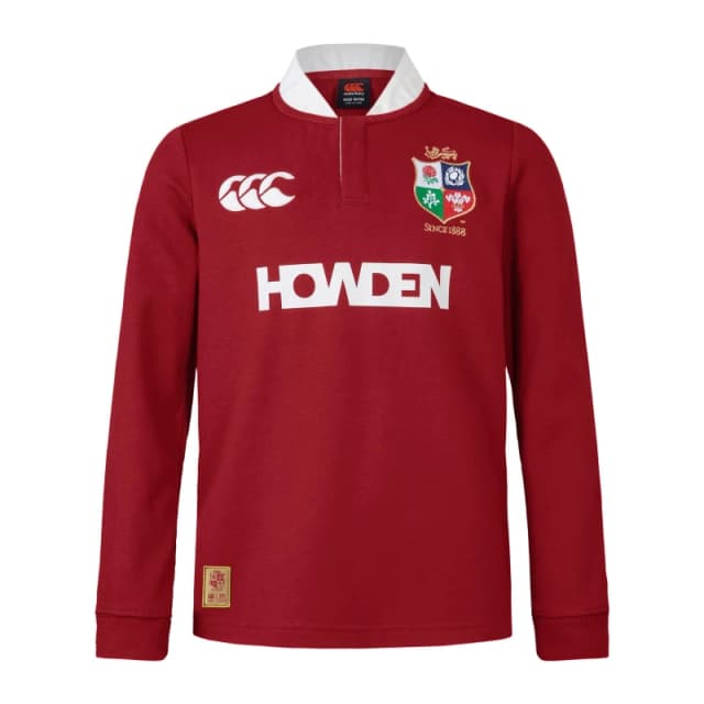 Canterbury British and Irish Lions 2024 Long Sleeve Classic Shirt Juniors - Red Red 7 - 8 Years