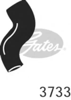 Curved Radiator Hose 140mm X 30 Gates 3733