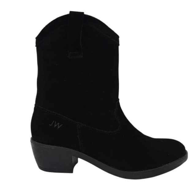 Jack Wills Womens JW Dalida Suede Calf Chunky Heel Hiker Boots Black female 4 (37)