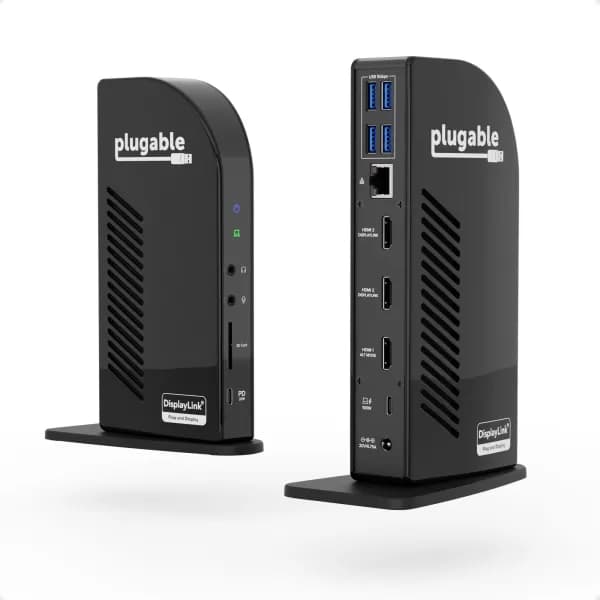 PLUGABLE USBC Triple Display Dock 100W
