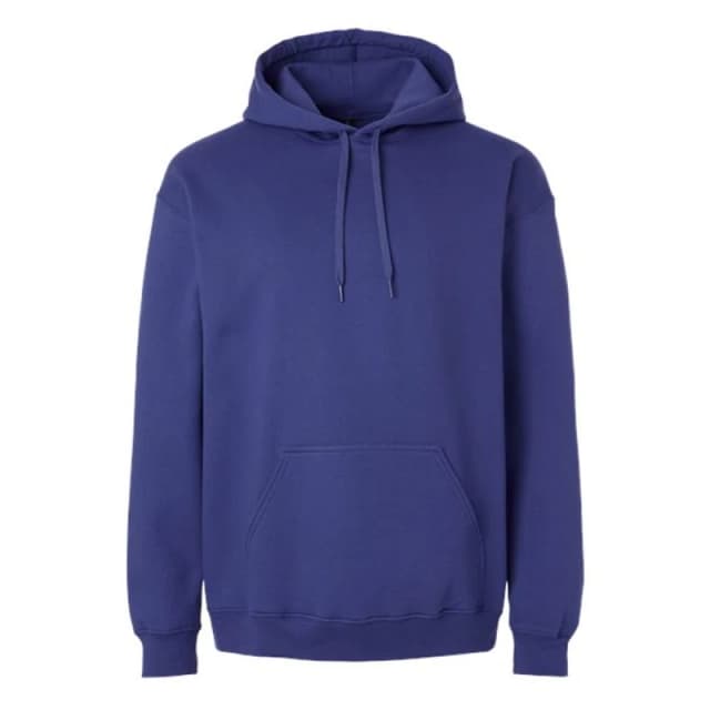 Gildan Mens Softstyle Fleece Midweight Hoodie in Cobalt Size: Large Cobalt Male L