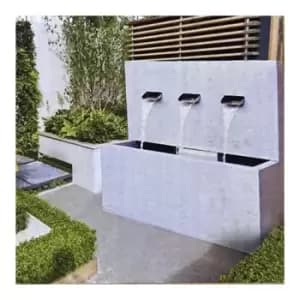 Tranquility Water Features - Triple Zinc Blade Mains Powered Water Feature