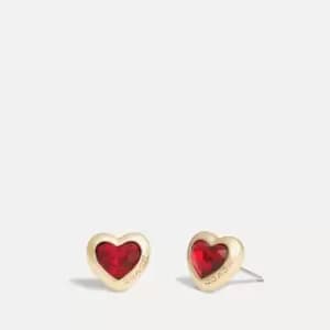 Coach Heart Stud Earrings