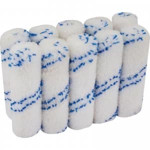 Draper Microfibre Paint Roller Sleeves 100mm Pack of 10