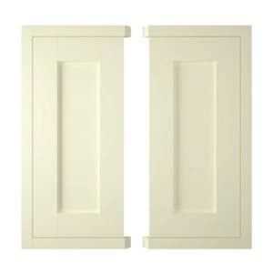 IT Kitchens Holywell Ivory Style Framed Corner base door W925mm Set of 2