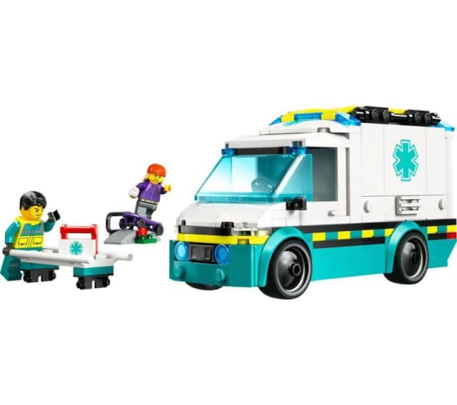 LEGO LEGO City Emergency Ambulance Toy Set with Minifigures 60451