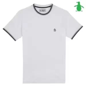 Original Penguin Ringer T Shirt - White