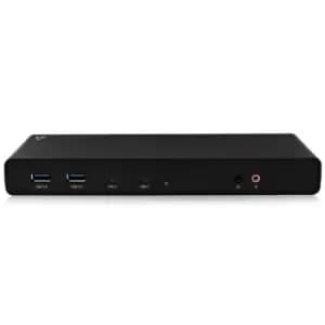 V7 Universal USB-C w/ Power Delivery Dual Monitor 4K HDMI Displayport Displaylink Docking Station up to 65W