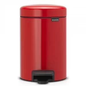 Brabantia newIcon Pedal Bin 3 Litre Passion Red