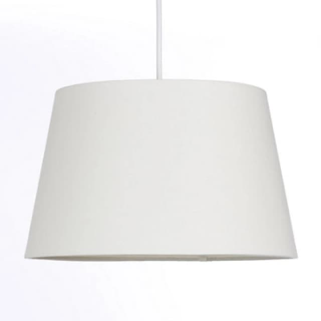 K Living Cream Tapered Drum Shade For Ceiling And Table Lamp 12" Shade