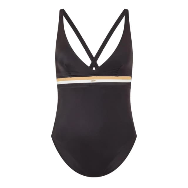 Boss Boss Iconic Swimsuit 10269296 01 Swim Short Womens Black female 10 (M)