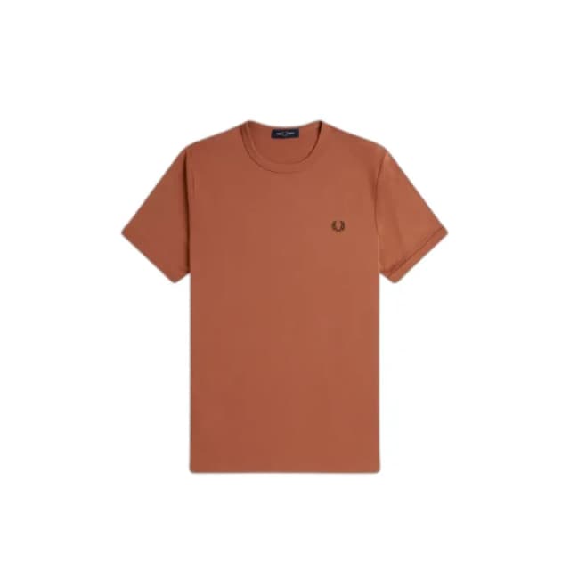 Fred Perry T-Shirt Fred Perry Ringer Orange Male 2XL