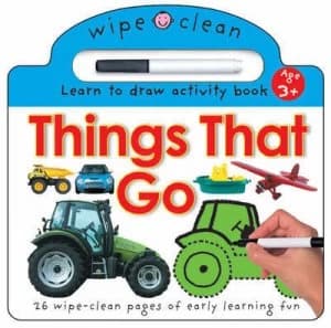 Wipe Clean - Things That Go Paperback