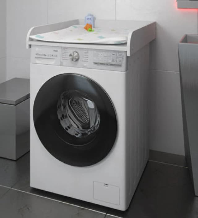Shefa Line Shefa 600 Washing Machine Baby Changing Top (Top Only) White (1 Box)