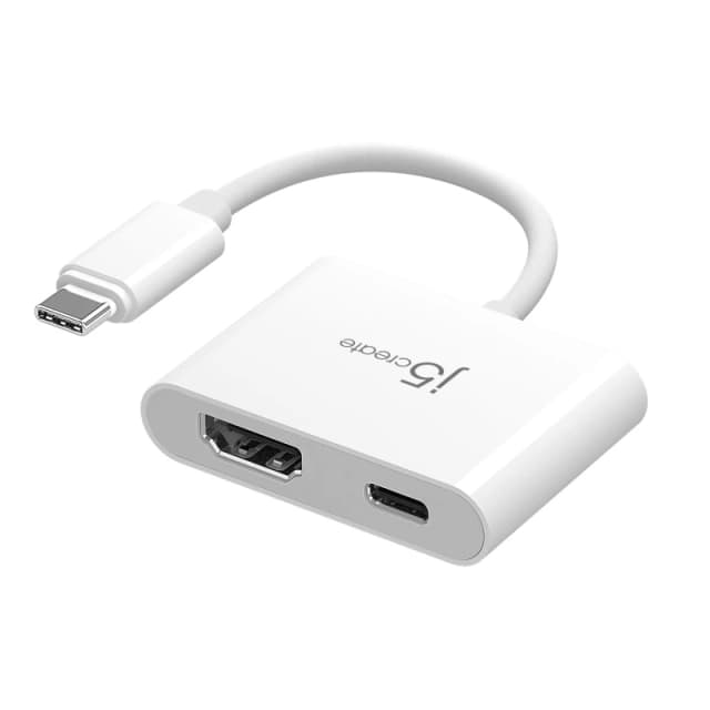 j5create JCA152 USB-C to 4K HDMI Adapter with Power Delivery. Black