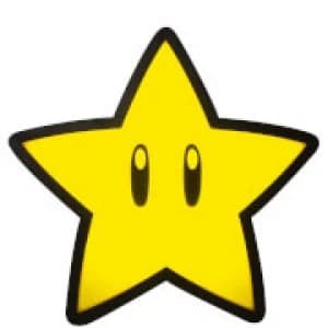 Super Mario Super Star Light with Projection