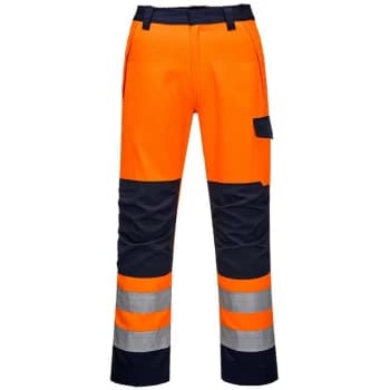 Portwest - MV36ONRL - sz L Modaflame RIS Orange/Navy Trouser - Orange/Navy