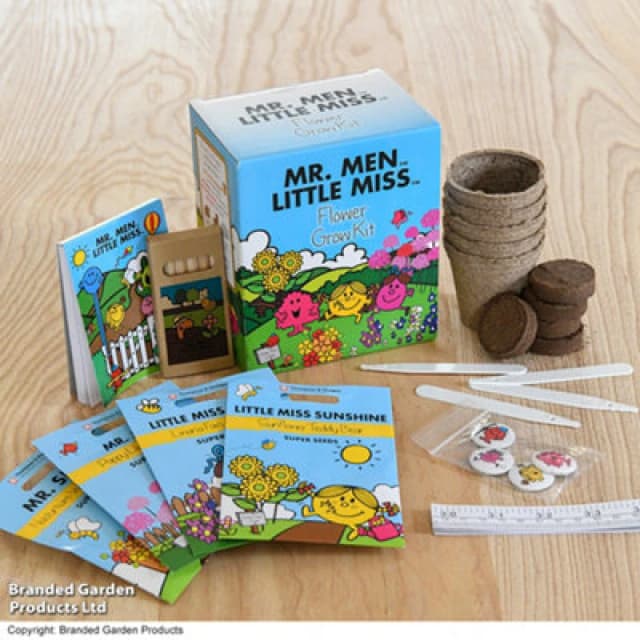 Thompson & Morgan Mr Men Flower Seed Growing Kit - Ideal Gift