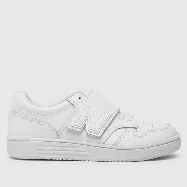 New Balance white 480 v Junior trainers White UK 12 (EU 30½)