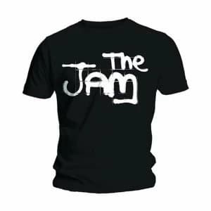 The Jam - Spray Logo Black Unisex XX-Large T-Shirt - Black