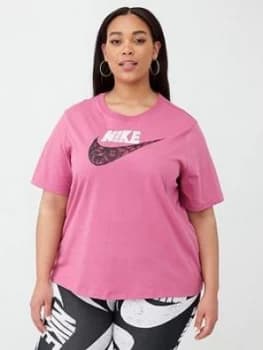 Nike Nsw Icon Clash Gfx Tee (Curve) - Fuchsia