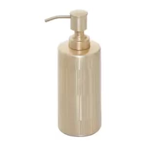 200ml Etched Line Champagne Finish Soap Dispenser