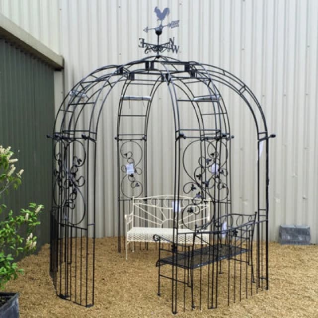 Poppy Forge Imperial 6 Sided Trad & Panels Bare Metal/ready To Rust - Steel - L243.8 X W243.8 X H259.1 Cm