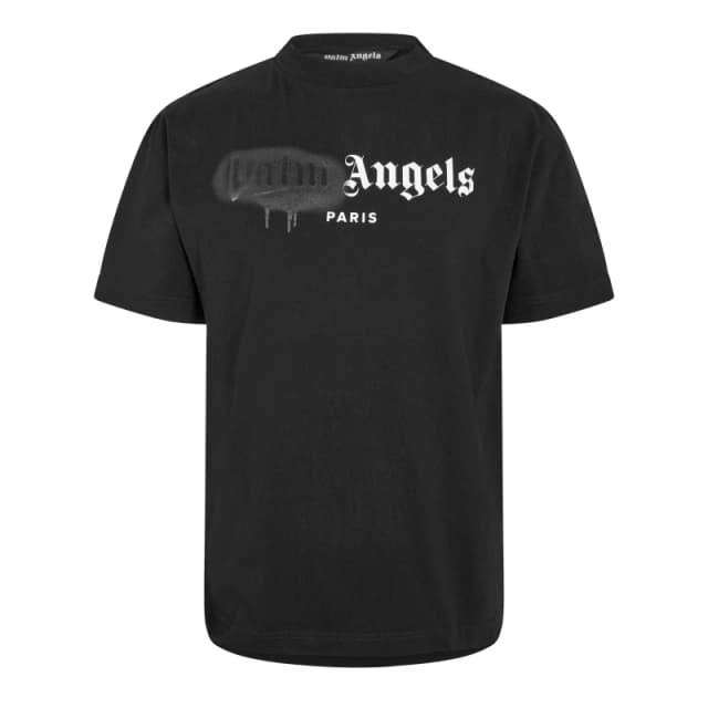 Palm Angels Mens Paris T-Shirt Black male 2XL
