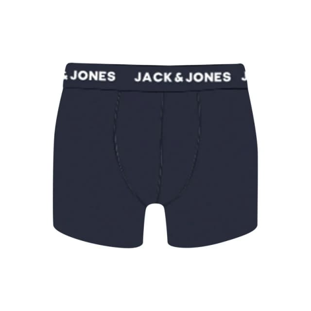 Jack and Jones Solid Mens 10-Pack Boxer Trunks - Blue Blue L