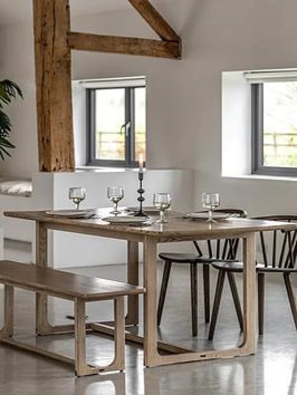 EDITE Fallon Smoked Oak Dining Table (Seats 6) Smoked Oak 8 People