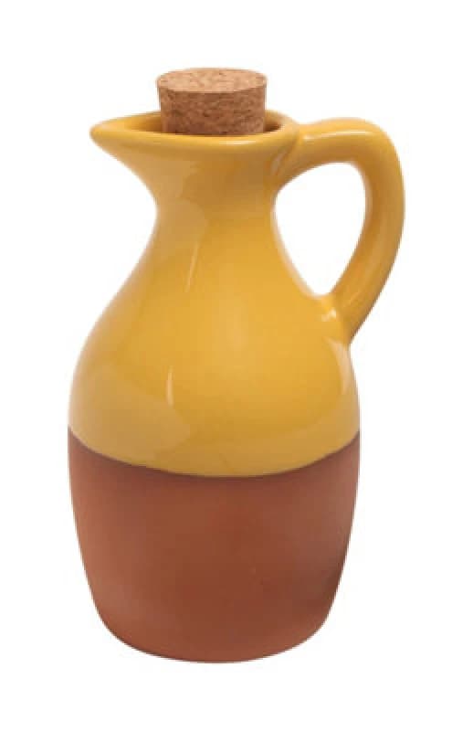 Dexam Sintra Glazed Terracotta Oil Drizzler - Ochre