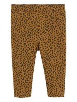Mango Baby Girls Animal Print Leggings