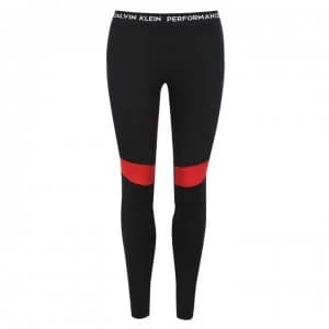 Calvin Klein Performance Logo Leggings - CK BLACK/SAMBA