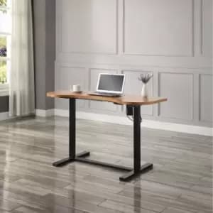 Jual San Francisco Height Adjustable Standing Desk Oak Veneer
